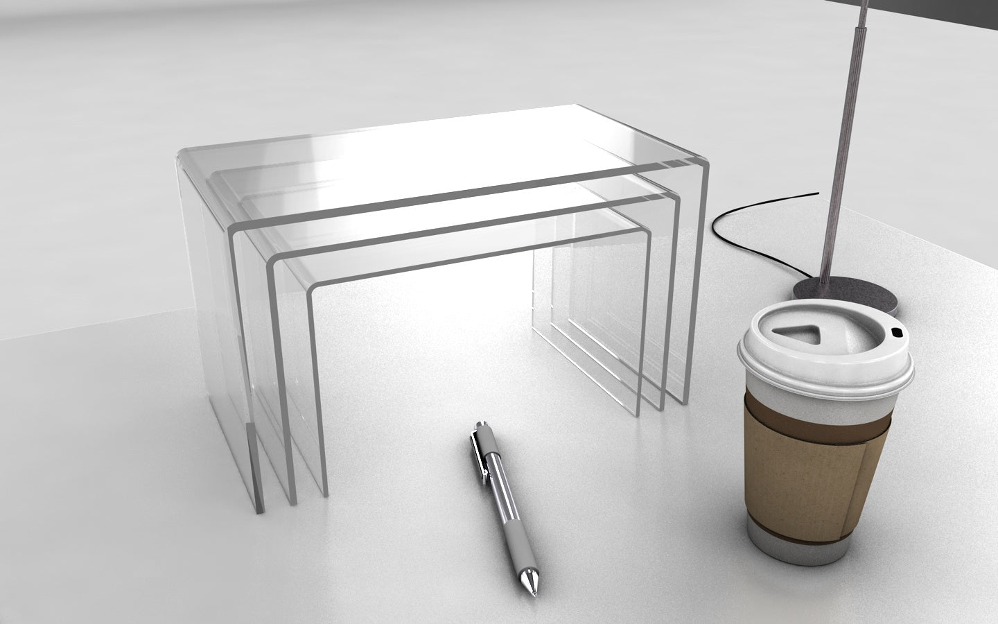 acrylic riser 3 in 1