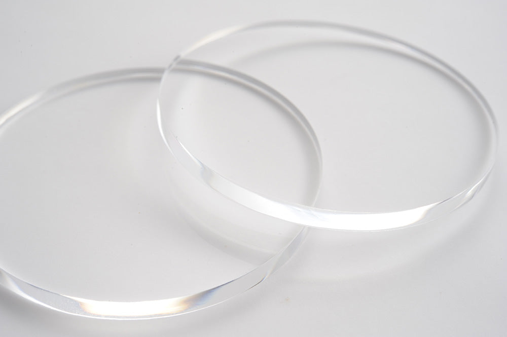 CLEAR 4MM POLISH ACRYLIC CIRCLE