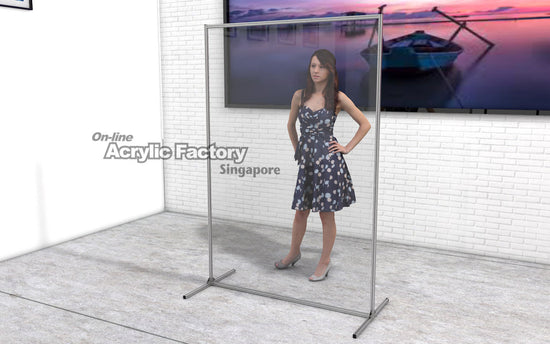 Covid-19 Acrylic shield partition divider barrier screen 18