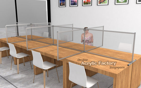 Covid-19 Acrylic shield partition divider barrier screen 22