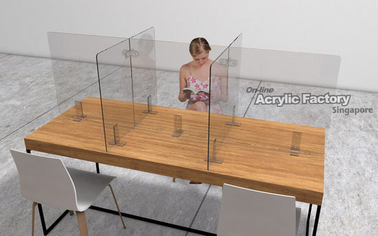 Covid-19 Acrylic shield partition divider barrier screen 5
