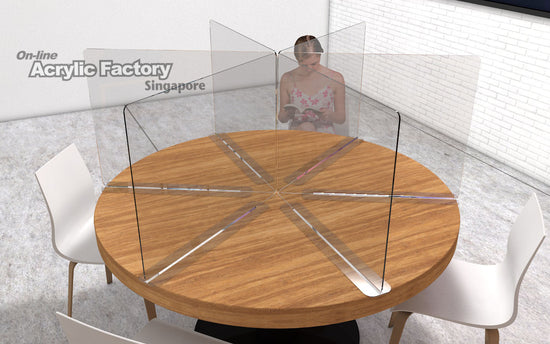 Covid-19 Acrylic shield partition divider barrier screen 8