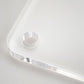 Clear acrylic laser cut square rectangle round corner open hole