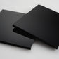 Black Gloss Acrylic Laser-cut Square Rectangle