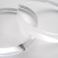 CLEAR 10MM POLISH ACRYLIC CIRCLE