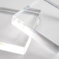 CLEAR 10MM POLISH ACRYLIC SQUARE