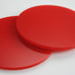 Dark Red Acrylic Laser-cut Circle