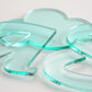 Glass-green Acrylic Laser-cut Custom Shape