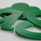 Green Acrylic Laser-cut Custom Shape