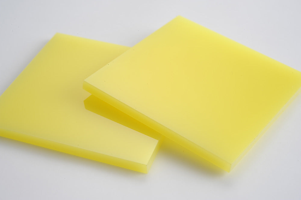 Lemon Square Rectangle Lemon Yellow Acrylic Laser-cut Square / Rectangle – Acrylic Singapore