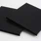 Black Matt Acrylic Laser-cut Square Rectangle