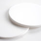 White Matt Acrylic Laser-cut Circle