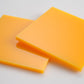 Orange Yellow Acrylic Laser-cut Square Rectangle