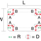 Round corners and Drill holes diagram