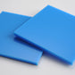 Sky Blue Acrylic Laser-cut Square Rectangle