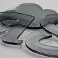 Tinted Light Black Acrylic Laser-cut Custom Shape