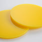 Yellow Acrylic Laser-cut Circle